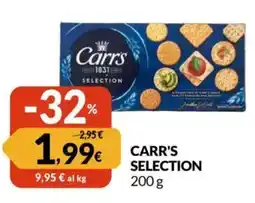 Famila Carr's selection offerta