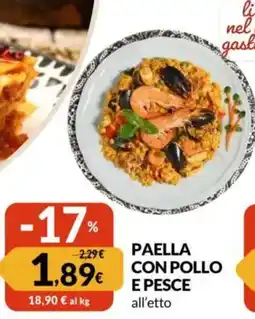 Famila Paella con pollo e pesce offerta