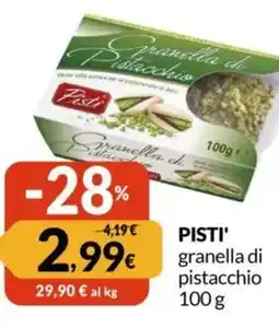 Famila PISTI' granella di pistacchio offerta
