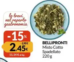 Famila BELLIPRONTI Misto Cotto Spadellato offerta