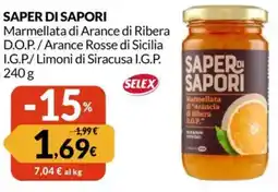 Famila SELEX SAPER DI SAPORI Marmellata di Arance di Ribera offerta