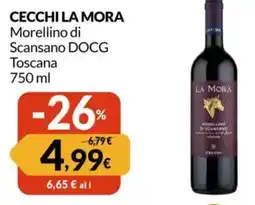 Famila CECCHI LA MORA Morellino di Scansano DOCG Toscana offerta