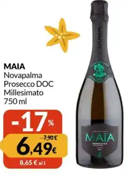 Famila MAIA Novapalma Prosecco DOC Millesimato offerta
