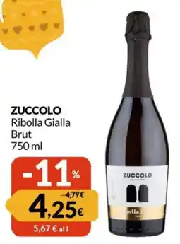 Famila ZUCCOLO Ribolla Gialla Brut offerta