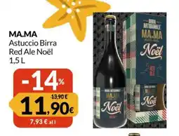 Famila MA.MA Astuccio Birra Red Ale Noël offerta