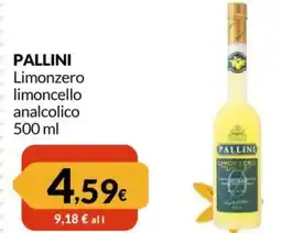 Famila PALLINI Limonzero limoncello analcolico offerta