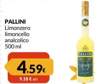 Famila PALLINI Limonzero limoncello analcolico offerta