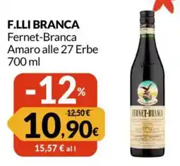 Famila F.LLI BRANCA Fernet-Branca Amaro alle 27 Erbe offerta