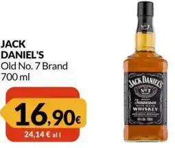 Famila JACK DANIEL'S Old No. 7 Brand offerta