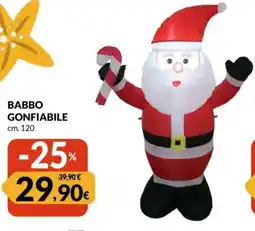 Famila Babbo gonfiabile offerta