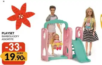 Playset bambola sofy