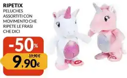Famila Ripetix peluches offerta