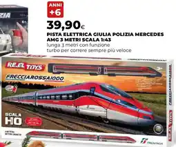 Extracoop Pista elettrica giulia polizia mercedes amg 3 metri scala 1:43 offerta