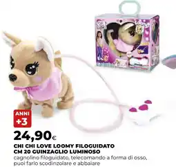 Extracoop Chi chi love loomy filoguidato cm 20 guinzaglio luminoso offerta