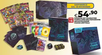 Pokémon set allenatore fuoriclasse dell'espansione megaevoluzione fiamme spettrali