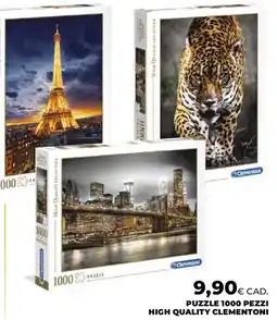 Extracoop Puzzle 1000 pezzi high quality clementoni offerta