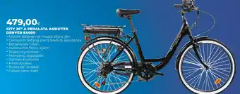 City 26" a pedalata assistita denver e4000