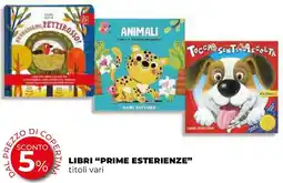 Extracoop Libri "prime esterienze" offerta