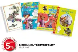 Extracoop Libri linea "zootropolis" offerta