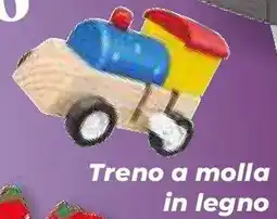 Extracoop Treno a molla in legno offerta