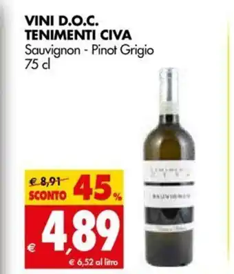 Vini D.O.C Tenimenti Civa 75cl