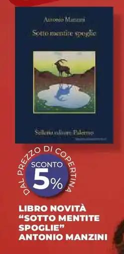 Extracoop Libro novità "sotto mentite spoglie" antonio manzini offerta