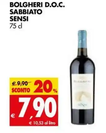 Bolgheri D.O.C Sabbiato Sensi 75cl