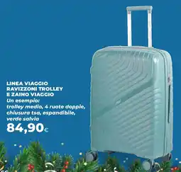 Extracoop Linea viaggio ravizzoni trolley e zaino viaggio offerta