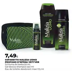 Extracoop Cofanetto malizia uomo profumo d'intesa vetyver offerta