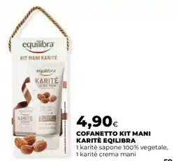 Extracoop Cofanetto kit mani karitè eqilibra offerta