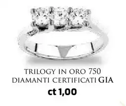 Extracoop Trilogy in oro 750 diamanti certificati gia offerta