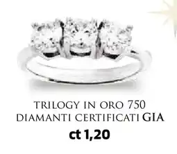 Extracoop Trilogy in oro 750 diamanti certificati gia offerta