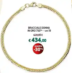 Extracoop Bracciale donna in oro 750% - cm 19 offerta
