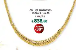 Extracoop Collier in oro 750% scalare - cm 45 offerta