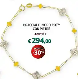 Extracoop Bracciale in oro 750% con pietre offerta