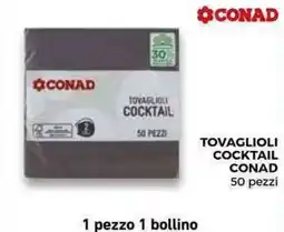 Conad Superstore Tovagliou cocktail CONAD 50 pezzi offerta