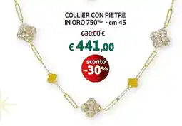 Extracoop Collier con pietre in oro 750% - cm 45 offerta