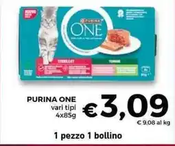 Conad Superstore PURINA ONE vari tipi offerta