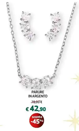 Extracoop Parure in argento offerta