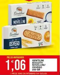 Vantaggio Cash&Carry Gentilini biscotti novellini/ osvego offerta