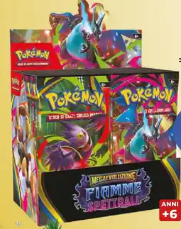 Ipercoop Pokémon display 36 buste dell'espansione megaevoluzione - fiamme spettrali offerta