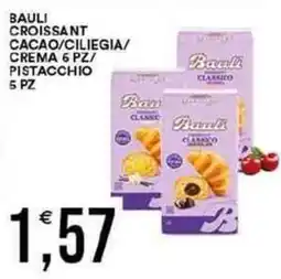 Vantaggio Cash&Carry Bauli croissant cacao/ciliegia/ crema 6 pz/ pistacchio 5 pz offerta