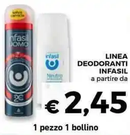 Conad Superstore Linea deodoranti INFASIL a partire da offerta