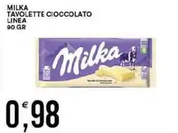 Vantaggio Cash&Carry Milka tavolette cioccolato linea offerta