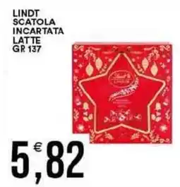 Vantaggio Cash&Carry Lindt scatola incartata latte offerta
