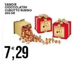 Vantaggio Cash&Carry Vanoir cioccolatini cubotto rubino offerta
