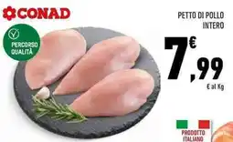 Conad Superstore Petto di pollo intero offerta