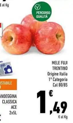 Conad Superstore Mele fuji trentino origine italia 1ª categoria cal 80/85 offerta