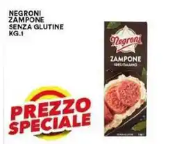 Vantaggio Cash&Carry Negroni zampone senza glutine offerta