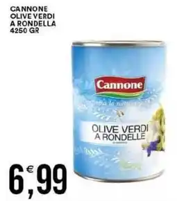 Vantaggio Cash&Carry Cannone olive verdi a rondella offerta